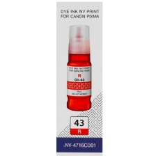 Чернила NVPrint GI-43 R (NV-4716C001) для Canon Pixma G540, G640 (70 мл) Red (в коробке) совместимые