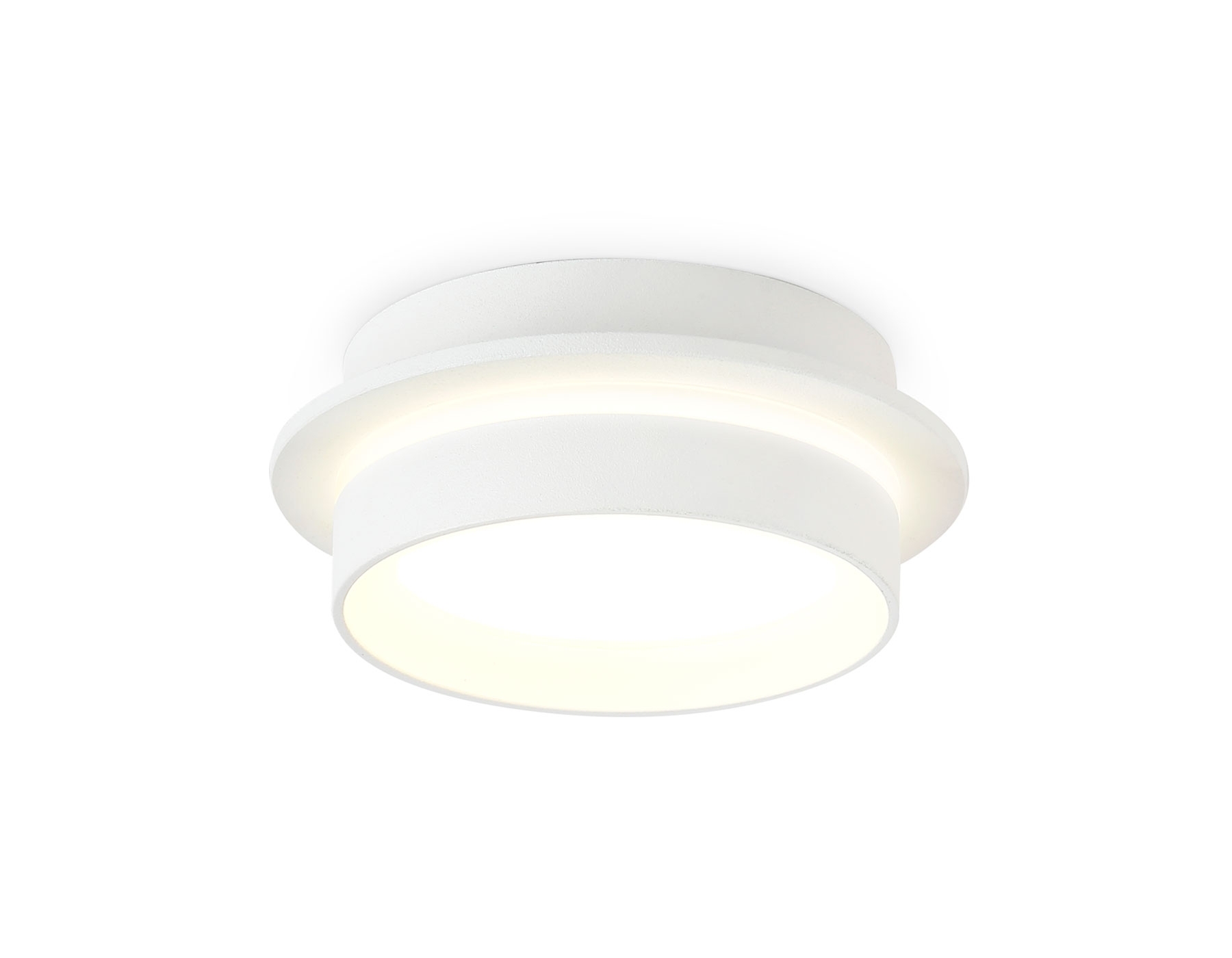 Светильник Ambrella light TN5383 SWH/FR белый песок/белый матовый GX53 IP44 D105*40