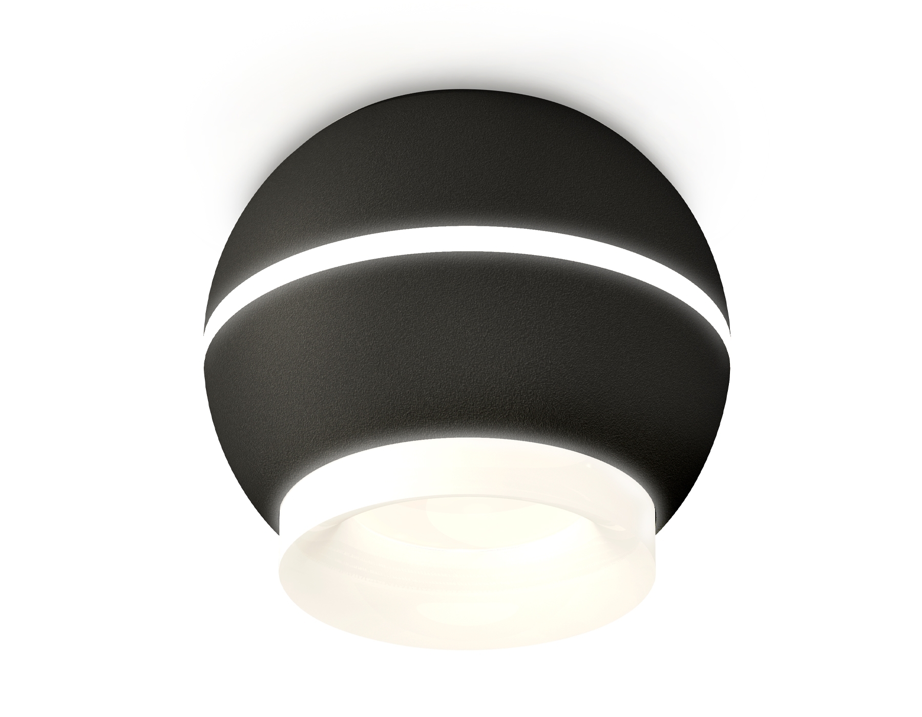 Светильник Ambrella Light XS1102041 SBK/FR черный песок/белый матовый MR16 GU5.3 LED 3W 4200K (C1102, N7165)