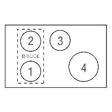Индукционная варочная поверхность Elica RATIO 804 PLUS BL, 4 конфорки, с зоной расширения, стеклокерамика, 7200 Вт