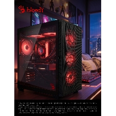 Компьютер Bloody BD-PC CB76T2 TWR i7 14700F (2.1) 32Gb SSD 1Tb RTX 5070 12Gb Windows 11 Home 64 GbitEth 650W черный (RUS) (2141987)