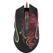 Мышь проводная Defender Venom GM-640L черный, 3200 dpi, USB, кнопки - 8