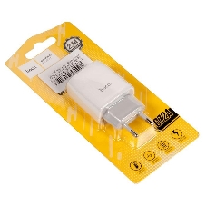 Сетевое зарядное устройство 1 USB/HOCO HC-12899 C72A/Выход: 10.5W/белый