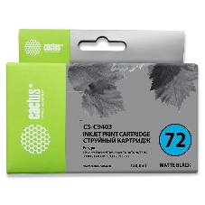 Картридж струйный Cactus CS-C9403 №72 черный матовый (130 мл.) для HP DJ T610/T620/T770/T1100/T1100MFP/T1120/T1200