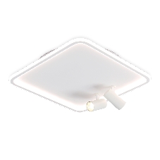 Светильник Ambrella light FL5114/1+2 WH белый 97W 3000K-6400K 480*480*130 (ПДУ ИК)
