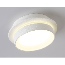 Светильник Ambrella light TN5383 SWH/FR белый песок/белый матовый GX53 IP44 D105*40