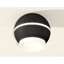 Светильник Ambrella Light XS1102041 SBK/FR черный песок/белый матовый MR16 GU5.3 LED 3W 4200K (C1102, N7165)