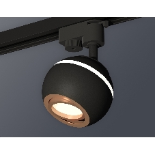 Светильник Ambrella light XT1102024 SBK/PPG черный песок/золото розовое полированное MR16 GU5.3 LED 3W 4200K
