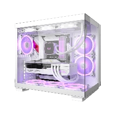 Компьютерный корпус без блока питания Case PCCooler C3T500 ARGB WH, Midi-Tower, TG, 6x120мм ARGB, 1xUSB-C 3.1 + 2xUSB-A 3.0, ATX, mATX, mITX белый