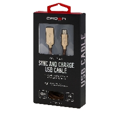 Кабель Crown USB - USB Type-C CMCU-3132C brown