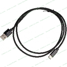 Кабель USB (m)-USB Type-C (m) 1м черный