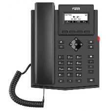 Телефон IP Fanvil X301W c б/п черный
