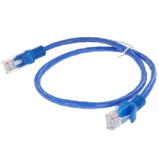 Патч-корд UTP Cablexpert cat.5e, 0.5м, литой, многожильный, синий