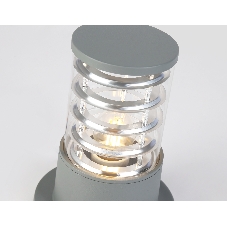 Светильник Ambrella light ST2531 GR/CL серый/прозрачный IP54 E27 max 40W D108*200