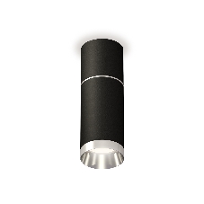 Светильник Ambrella Light XS6323060 SBK/PSL черный песок/серебро полированное MR16 GU5.3 (C6302, A2060, C6323, N6132)
