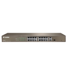 Коммутатор IP-COM F1218P-16-250W, 16×100 Мбит/с PoE + 1×1 Гбит/с Uplink + 1×1 Гбит/с Combo, управляемый