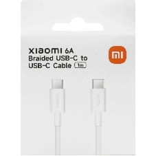 Кабель Xiaomi 6A Braided USB-C to USB-C Cable (1m) (BHR087KGL)