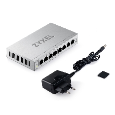 Коммутатор ZyXEL GS1200-8V3-EU0101F, 8×LAN, управляемый