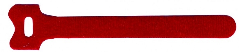 Хомут-липучка 125 мм, 20 шт., красный