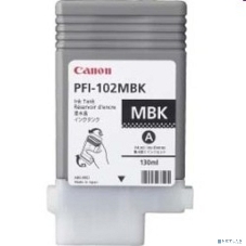 Картридж струйный Canon PFI-102MBk (0894B001) матовый черный, 130 мл., для iPF500/600/700