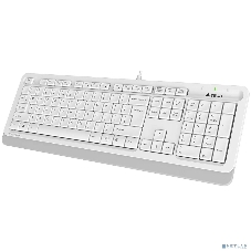 Клавиатура проводная A4Tech Fstyler FK10, USB, белый/серый