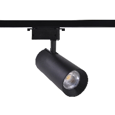 Трековый однофазный светодиодный светильник Ambrella light GL5859 BK черный LED 20W 4200K 24°