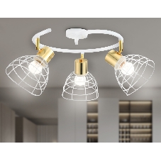 Светильник Ambrella light TR8605/3 WH/GD белый/золото E27*3 max 40W D325*230