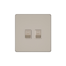 Systeme Electric Systeme Infinity Песчаный берег Розетка информационная RJ-45 кат.5e 2-я