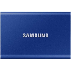 Внешний SSD Samsung T7, 2TB, USB 3.2 Gen 2 Type-C, R/W 1050/1000, синий