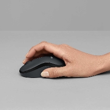 Мышь беспроводная Logitech M220 SILENT черный/серый, 1000 dpi, радиоканал, USB, кнопки - 3
