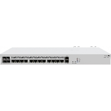 Маршрутизатор Mikrotik CCR2116-12G-4S+ Cloud Core Router 2116-12G-4S+ with Amazon Annapurna Labs Alpine v3 AL73400 CPU (16-cores, 2GHz per core), 16Gb RAM, 4xSFP+ cage, 13xGbit LAN, M.2 PCIe slot, RouterOS L6, 1U rackmount case, Dual PSU