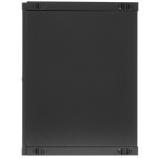 Шкаф настенный Lanmaster Next TWT-CBWNG-12U-6X4-BK 12U 550x450 мм пер. дв. стекл съемные бок. пан. 60 кг черный