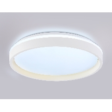Светодиодный светильник RGB Ambrella light FZ607 WH/GD белый/золото IP20 66W 3000K-6500K+RGB D490*85 (ПДУ ИК)