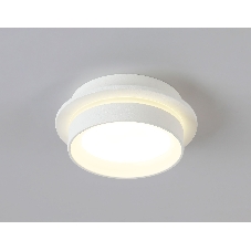 Светильник Ambrella light TN5383 SWH/FR белый песок/белый матовый GX53 IP44 D105*40