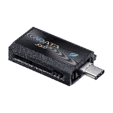 Внешний SSD ADATA SC730, 512 Gb, USB 3.2 Gen 2 Type-A/Type-C, R/W 600/600, черный