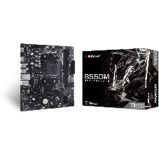 Материнская плата Biostar B550MT, AM4, AMD B550, 2xDDR4, 4xSATA, 1xM.2, 1xPCIe 3.0 x16, DisplayPort, HDMI, 1x1Gb LAN, 3x3.5 мм, 7.1, microATX