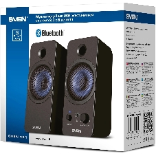 Акустическая система SVEN АС 431, черный (6 Вт, питание USB, Bluetooth)