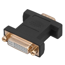 Переходник Rexant шт.VGA - гн.DVI-I позолоченный GOLD