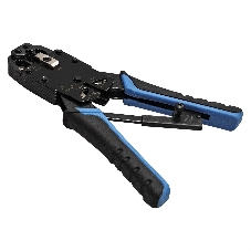 Инструмент ExeGate EX293155RUS EX-T2008R для обжима RJ-45, RJ-11/12 с храповым механизмом (прямой ход обжимки)