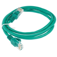Патч-корд UTP Cablexpert cat.5e, 1м, литой, многожильный, зеленый