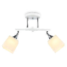 Светильник Ambrella light TR303062/2 WH/CH/FR белый/хром/белый матовый E27/2 max 40W 560*145*260 Светильник Ambrella light TR303062/2 WH/CH/FR белый/хром/белый матовый E27/2 max 40W 560*145*260
