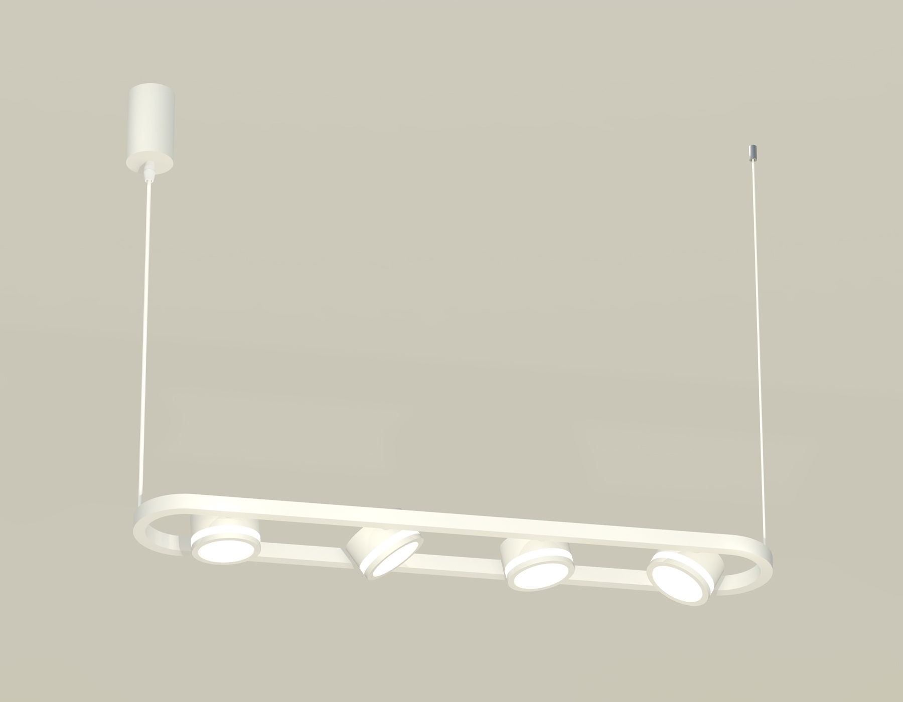 Светильник Ambrella light XB9163150/4 SWH/FR белый песок/белый матовый GX53 (C9163, N8412)