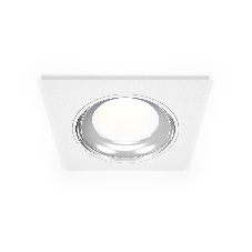 Комплект встраиваемого светильника Ambrella light XC7631061 SWH/PSL белый песок/серебро полированное MR16 GU5.3 (C7631, N7022)