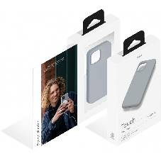 Чехол (клип-кейс) uBear для Apple iPhone 15 Plus Touch Mag Case with MagSafe серый (CS272MG67TH-I23M)