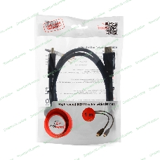 Кабель Cablexpert HDMI CC-HDMI4-1M, 19M/19M, v2.0, медь, позол.разъемы, экран, 1м, черный, пакет