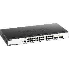 Коммутатор D-Link DGS-3000-28L/B1A, 24×1 Гбит/с + 4×1 Гбит/с SFP, управляемый