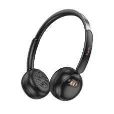 Беспроводные/проводные наушники Hoco W62 коричневый, полноразмерные, Bluetooth + проводной, складная конструкция, до 20 ч.