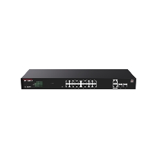 Коммутатор IP-COM G2220P-16-250W, 16×1 Гбит/с PoE + 2×1 Гбит/с + 2×1 Гбит/с SFP, управляемый