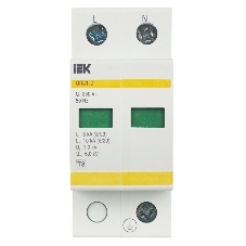 Ограничитель перенапряжения ОПС1-D 2P IEK MOP20-2-D