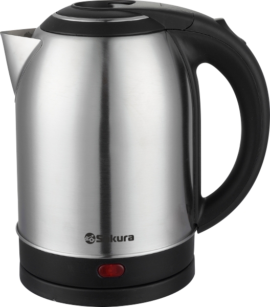 Чайник электрический Sakura SA-2121BS (2.0) серебр+черн д